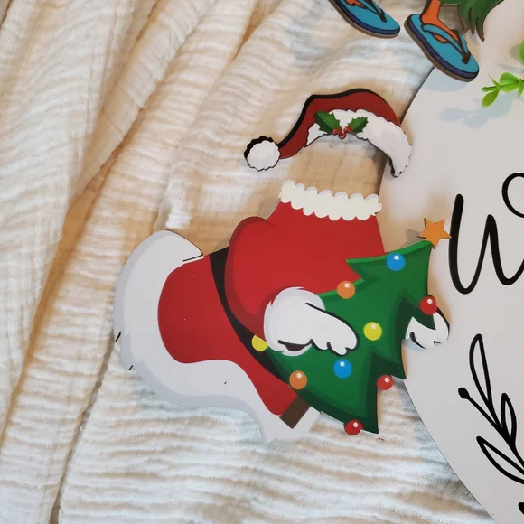 Interchangeable Goose Welcome Sign *FLAWS/MISSING PIECES - Picture 3 of 16